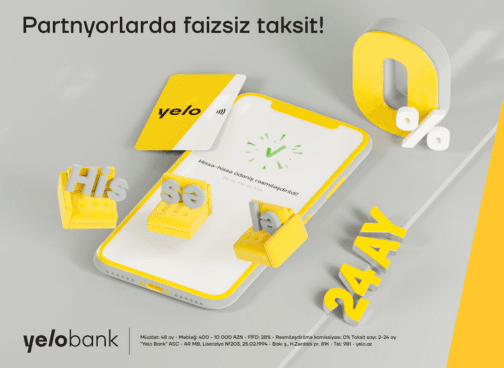 Yelobank taksit platforması – Taksit ödənişlərinin rahat idarə edilməsi