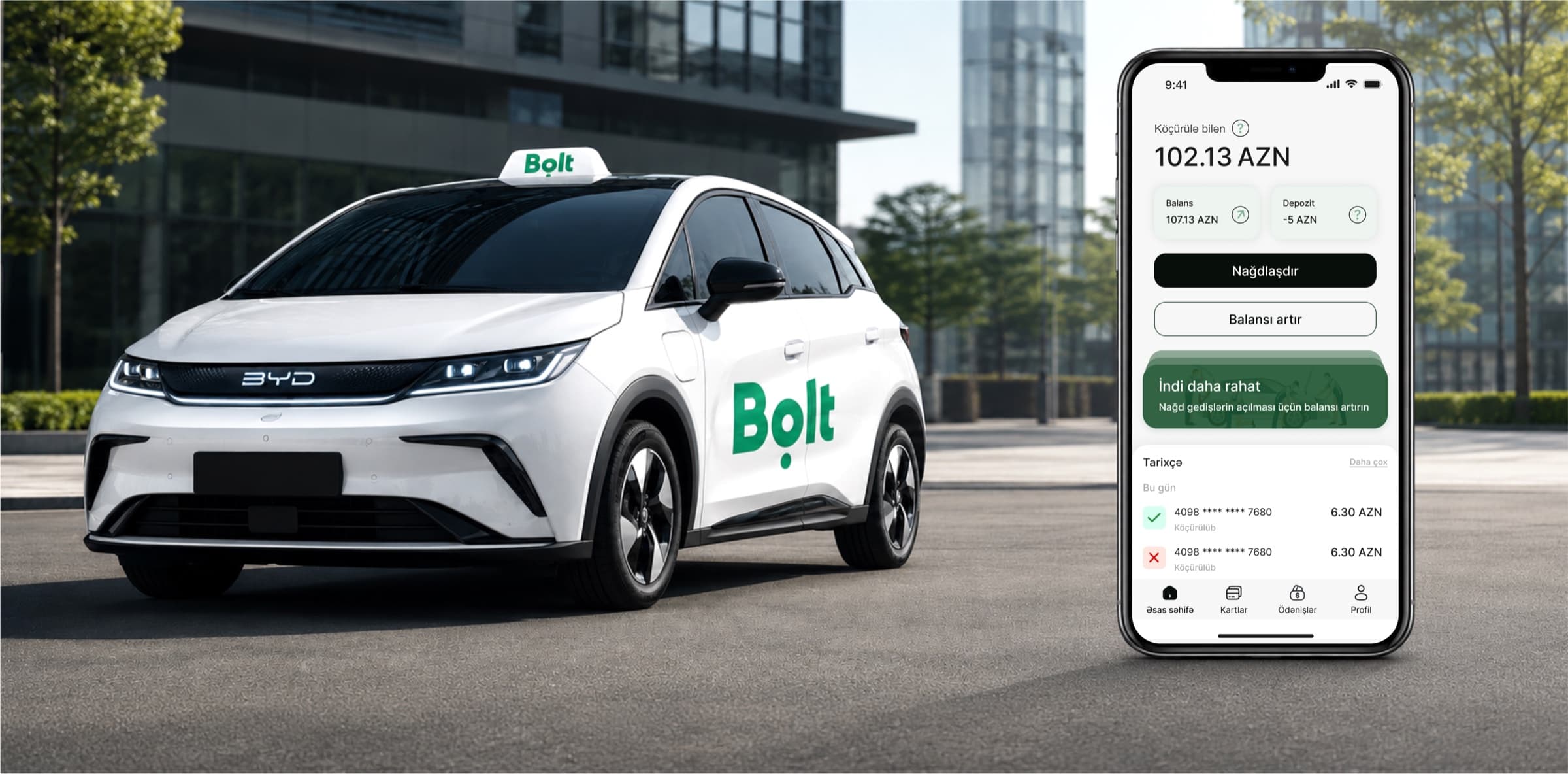 Pulse – Bolt sürücü köçürmə və balans platforması